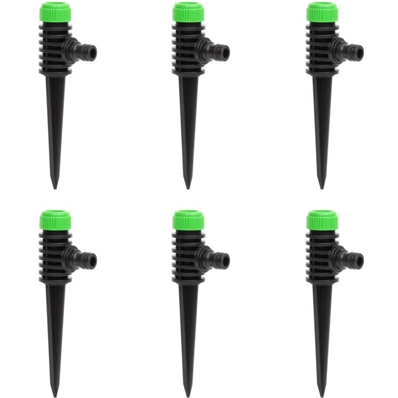 foto del prodotto furniture limited irrigatori rotanti 6 pz verdi e neri 3x6x19,5