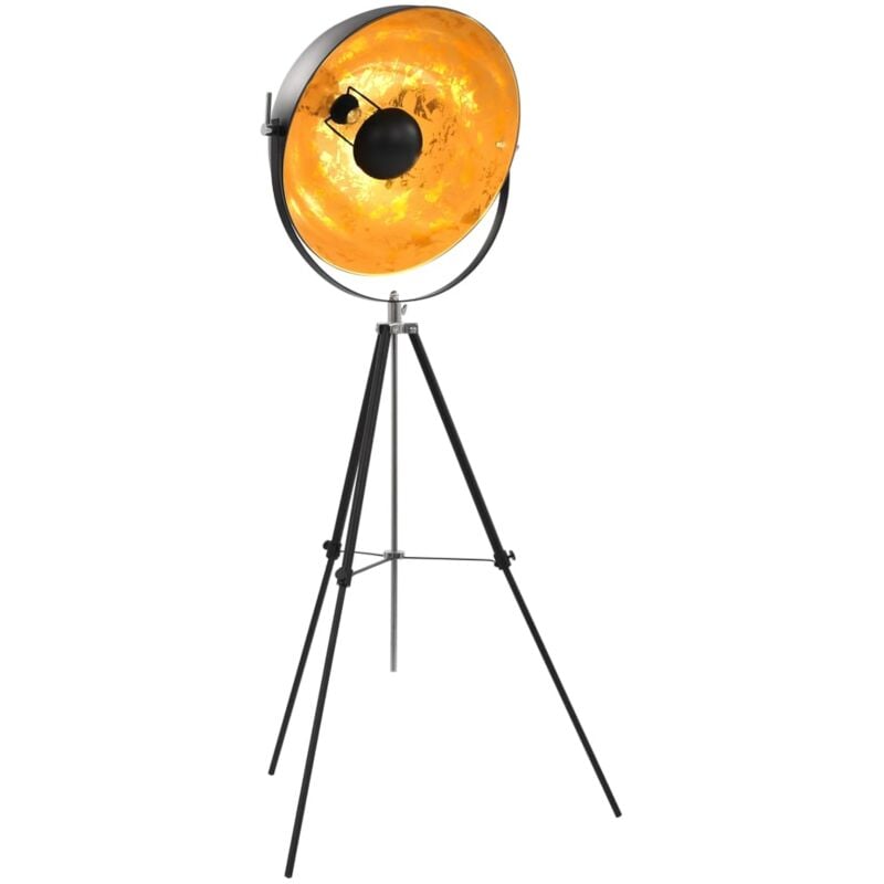 foto del prodotto furniture limited lampada da terra e27 nera e oro 51 cm