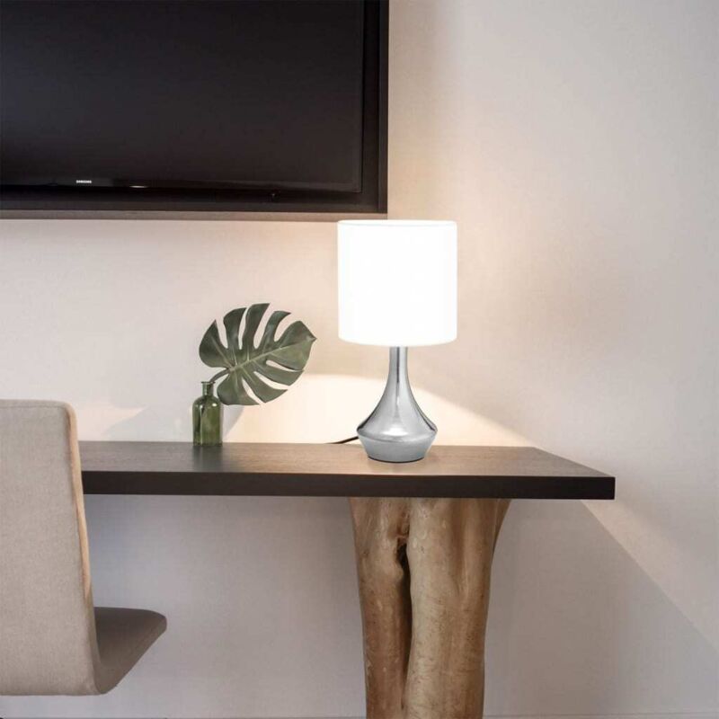 foto del prodotto furniture limited lampade da tavolo 2 pz pulsanti touch bianche
