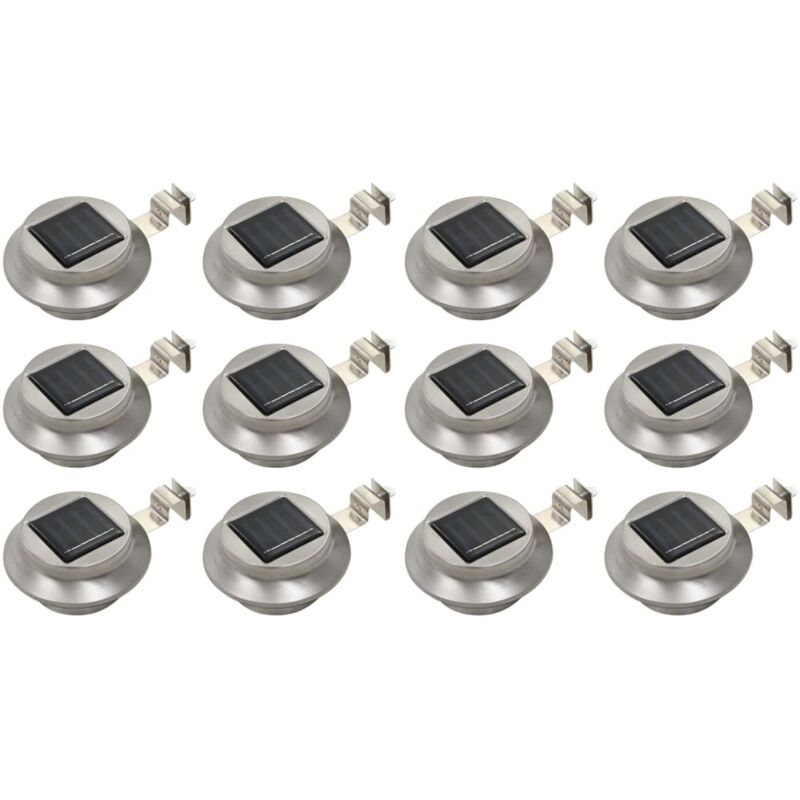 foto del prodotto furniture limited lampade solari da esterno 12 pz led rotonde