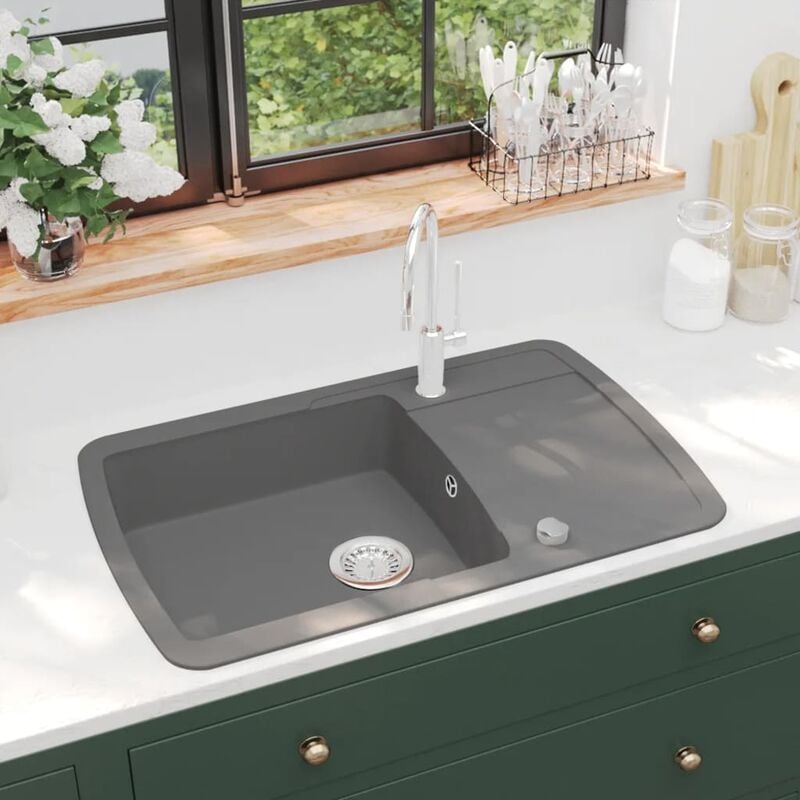 foto del prodotto furniture limited lavello da cucina in granito vasca singola