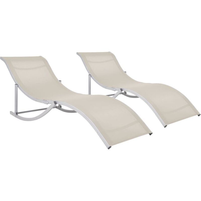 foto del prodotto furniture limited lettini prendisole pieghevoli 2 pz in