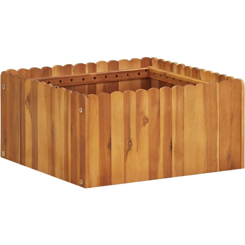 foto del prodotto furniture limited letto rialzato da giardino 50x50x25 cm legno