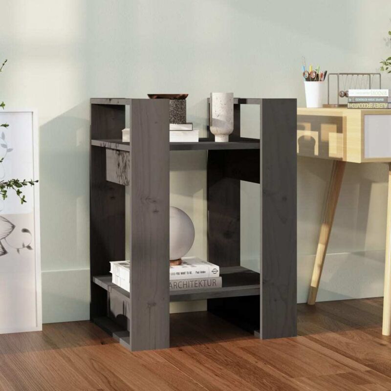 foto del prodotto furniture limited libreria divisorio grigio 41x35x57 cm in