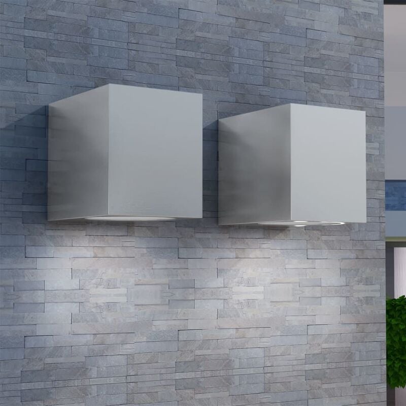 foto del prodotto furniture limited luce da parete per esterno a cubo 2 pz