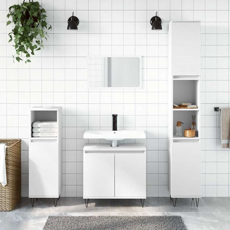 foto del prodotto furniture limited mobile da bagno bianco 58x33x60 cm in legno