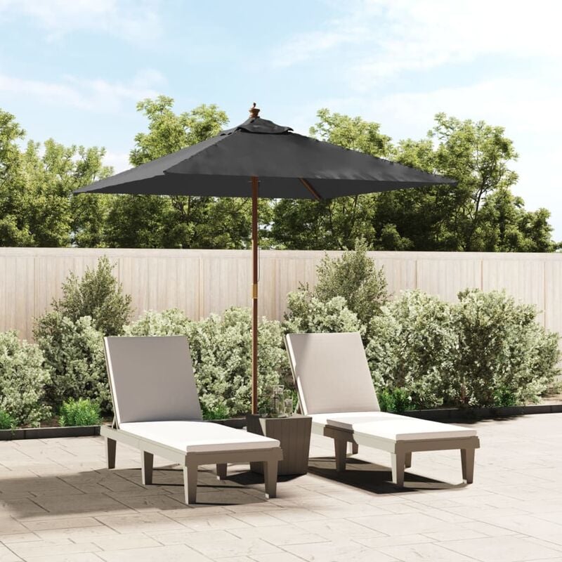 foto del prodotto furniture limited ombrellone giardino con palo in legno