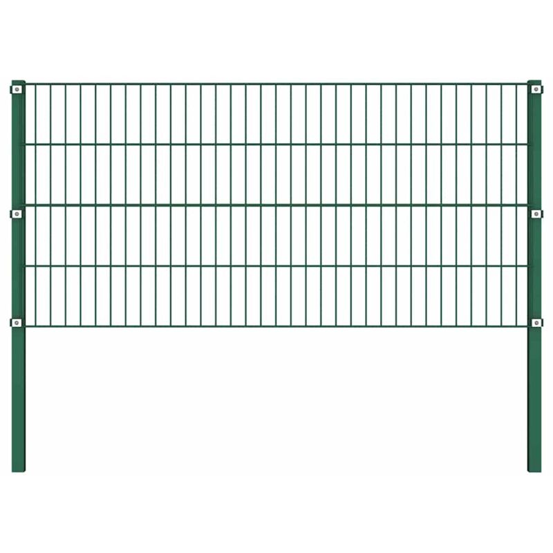 foto del prodotto furniture limited pannello di recinzione con pali in ferro