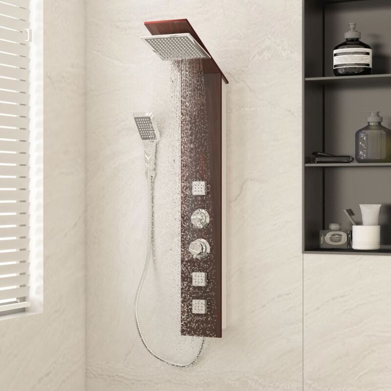 foto del prodotto furniture limited pannello doccia in vetro marrone