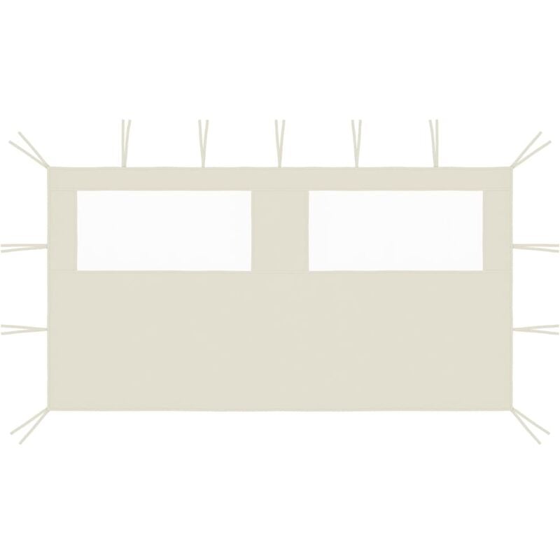 foto del prodotto furniture limited parete con finestre per gazebo 4x2 m crema