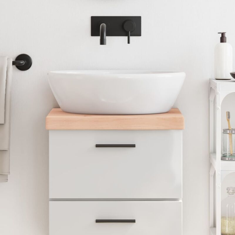 foto del prodotto furniture limited piano bagno 40x30x 2 6 cm in legno massello
