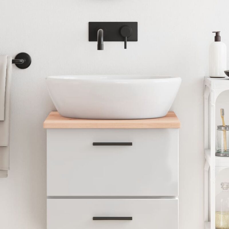 foto del prodotto furniture limited piano bagno 40x60x2 cm in legno massello non