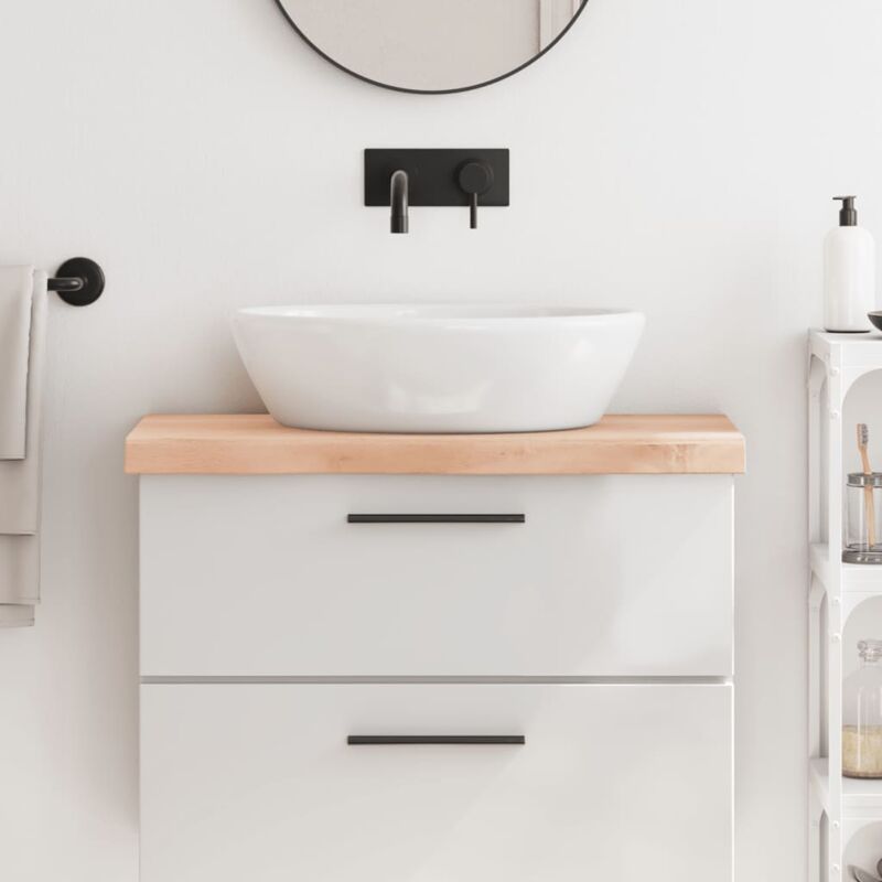 foto del prodotto furniture limited piano bagno 80x30x 2 6 cm in legno massello