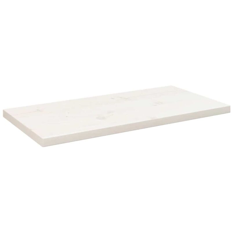 foto del prodotto furniture limited piano tavolo bianco 80x40x2,5 legno massello
