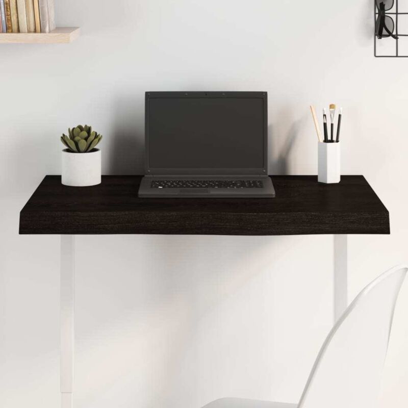 foto del prodotto furniture limited piano tavolo marrone 80x50x 2 6 cm rovere