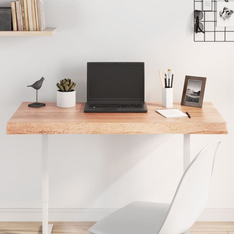 foto del prodotto furniture limited piano tavolo marrone chiaro 100x40x 2 6 cm