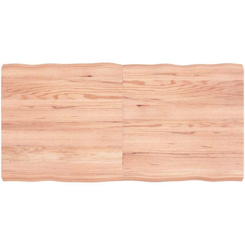 foto del prodotto furniture limited piano tavolo marrone chiaro 120x60x 2 6 cm
