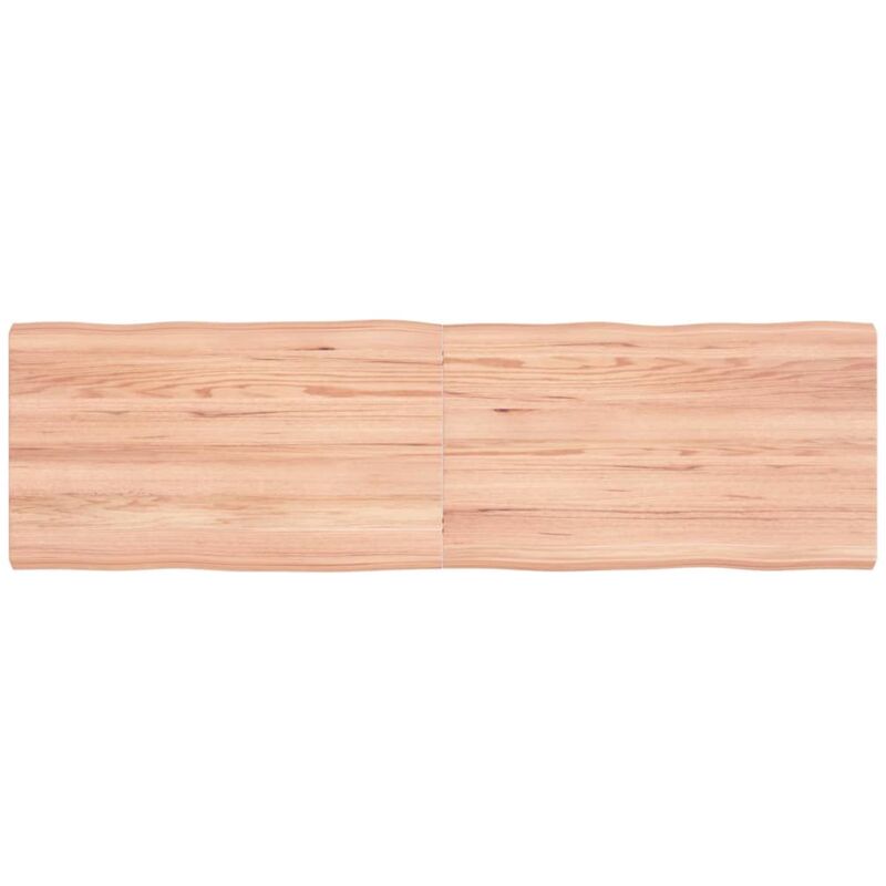 foto del prodotto furniture limited piano tavolo marrone chiaro 140x40x 2 4 cm