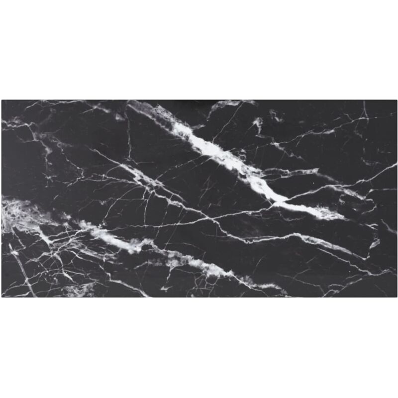 foto del prodotto furniture limited piano tavolo nero 100x50 cm 6mm vetro