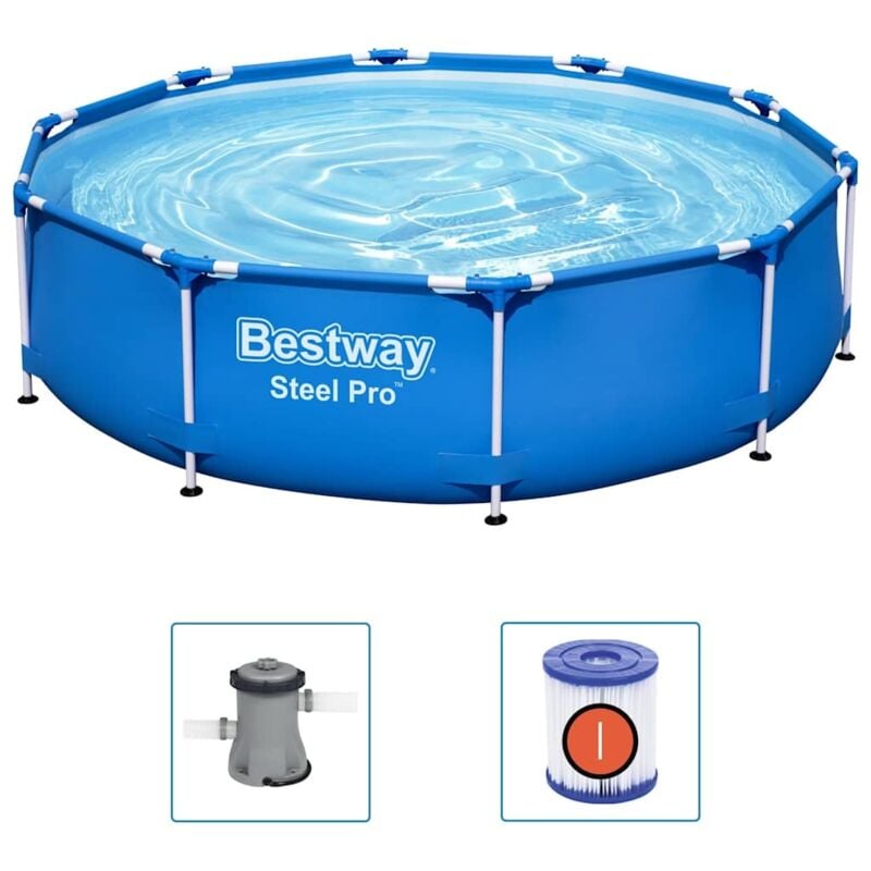 foto del prodotto furniture limited piscina steel pro 305x76 cm