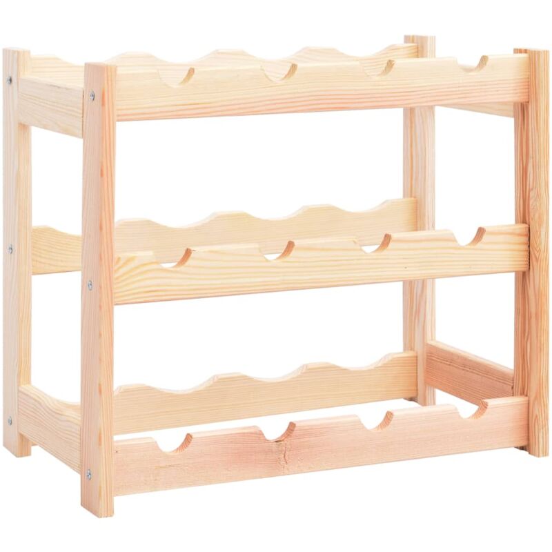 foto del prodotto furniture limited portavini da 12 bottiglie in legno di pino