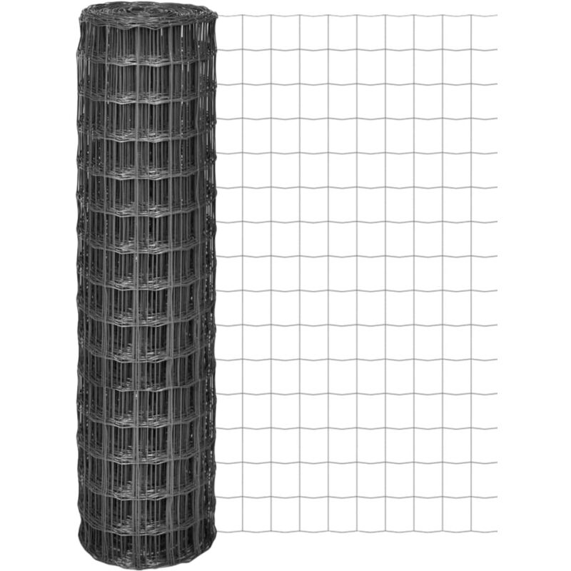 foto del prodotto furniture limited recinzione euro in acciaio 10x1,5 m grigia