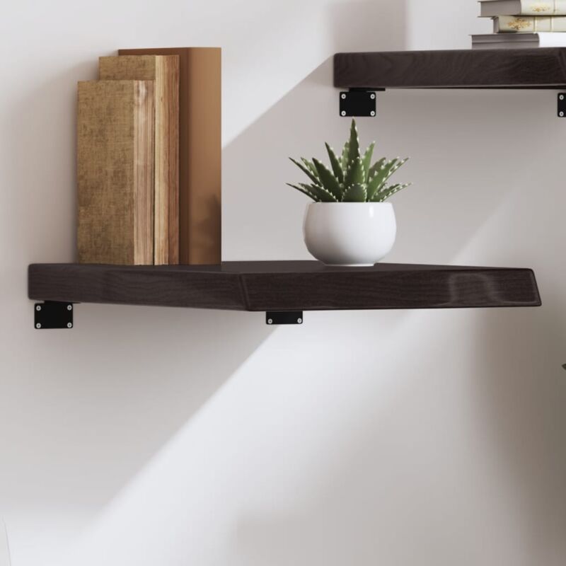 foto del prodotto furniture limited ripiano marrone scuro 40x50x 2 6 cm massello