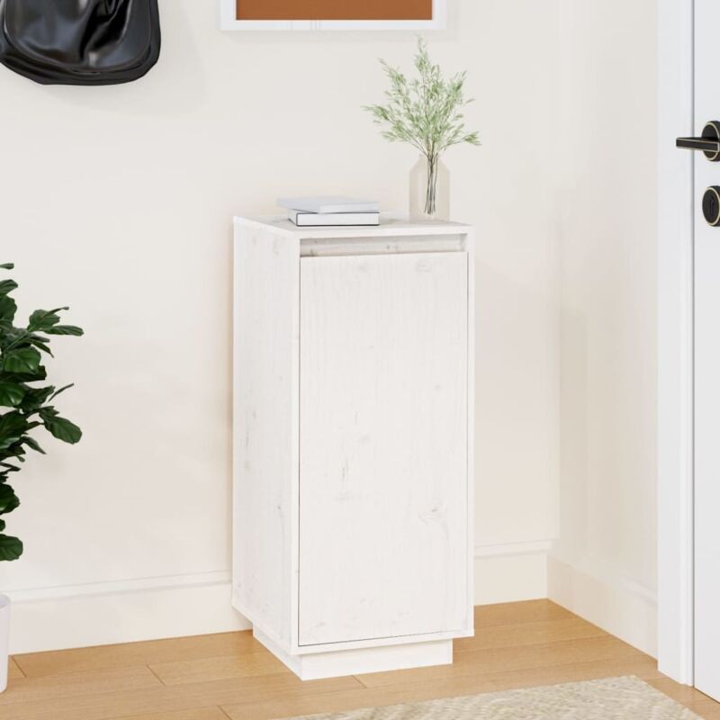 foto del prodotto furniture limited scarpiera bianca 35x35x80 cm in legno