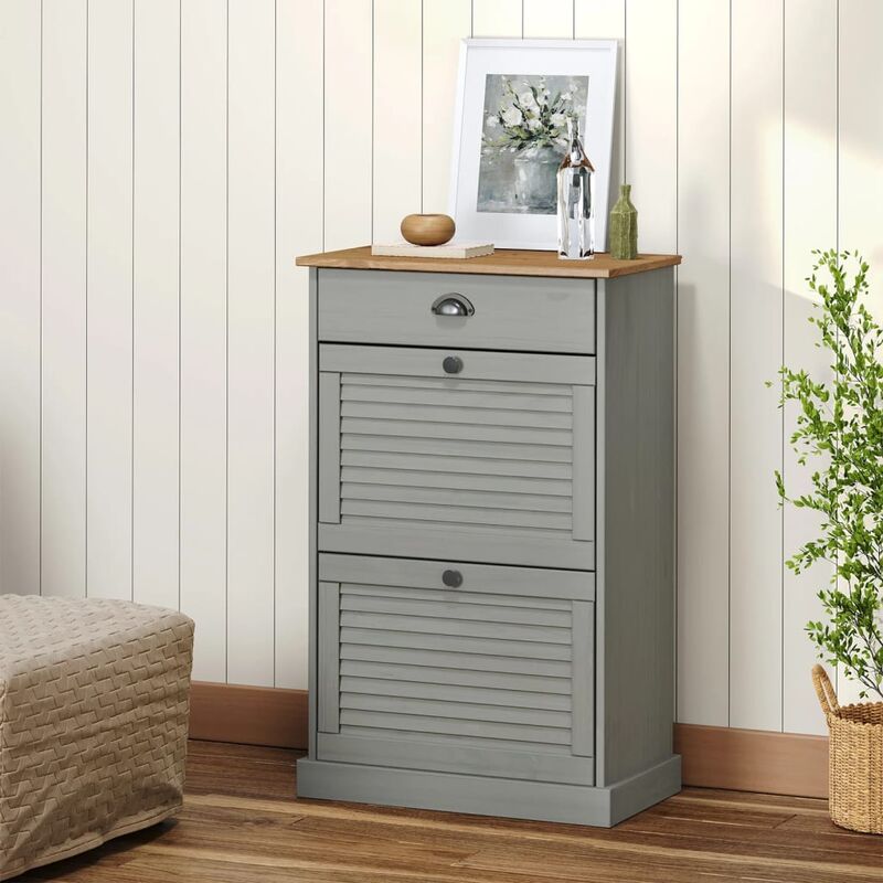foto del prodotto furniture limited scarpiera vigo 60x35x96 cm in legno massello