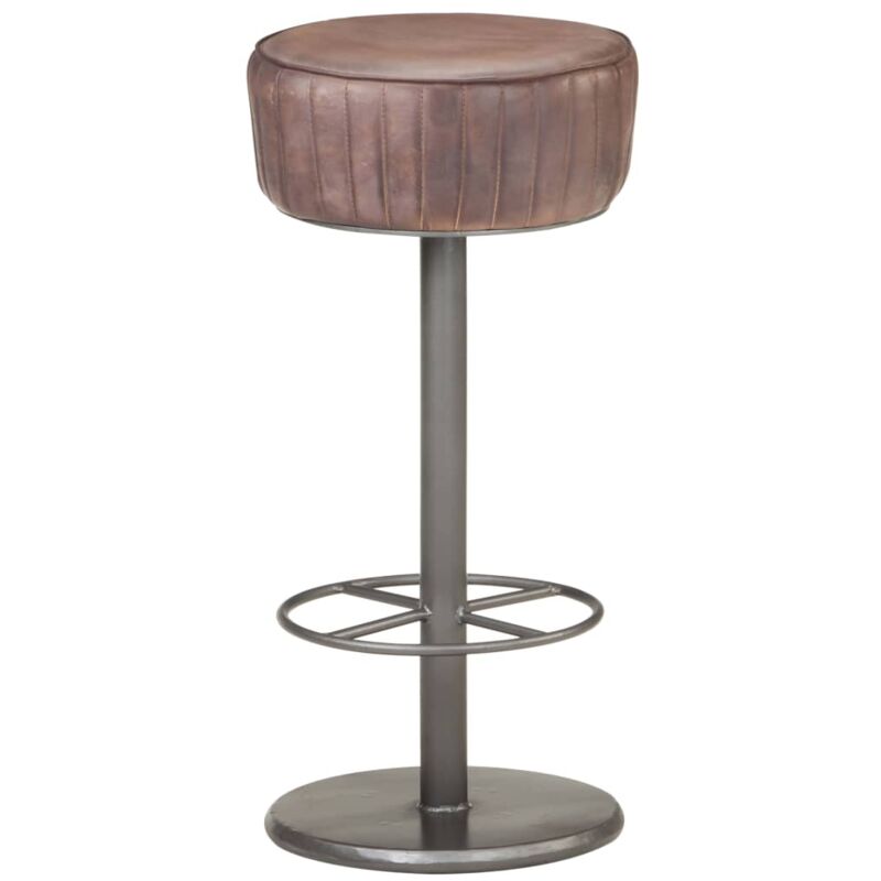 foto del prodotto furniture limited sgabello da bar marrone anticato in vera