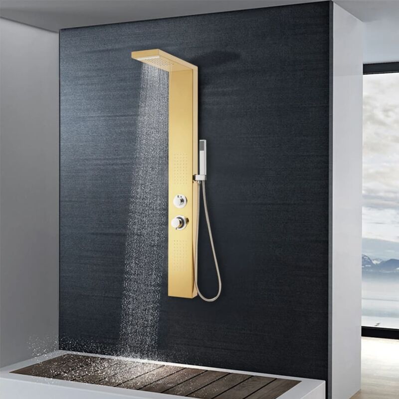 foto del prodotto furniture limited sistema di pannelli doccia in acciaio
