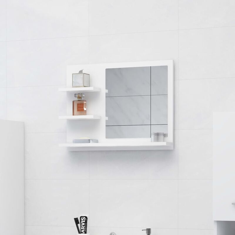 foto del prodotto furniture limited specchio da bagno bianco 60x10,5x45 cm in