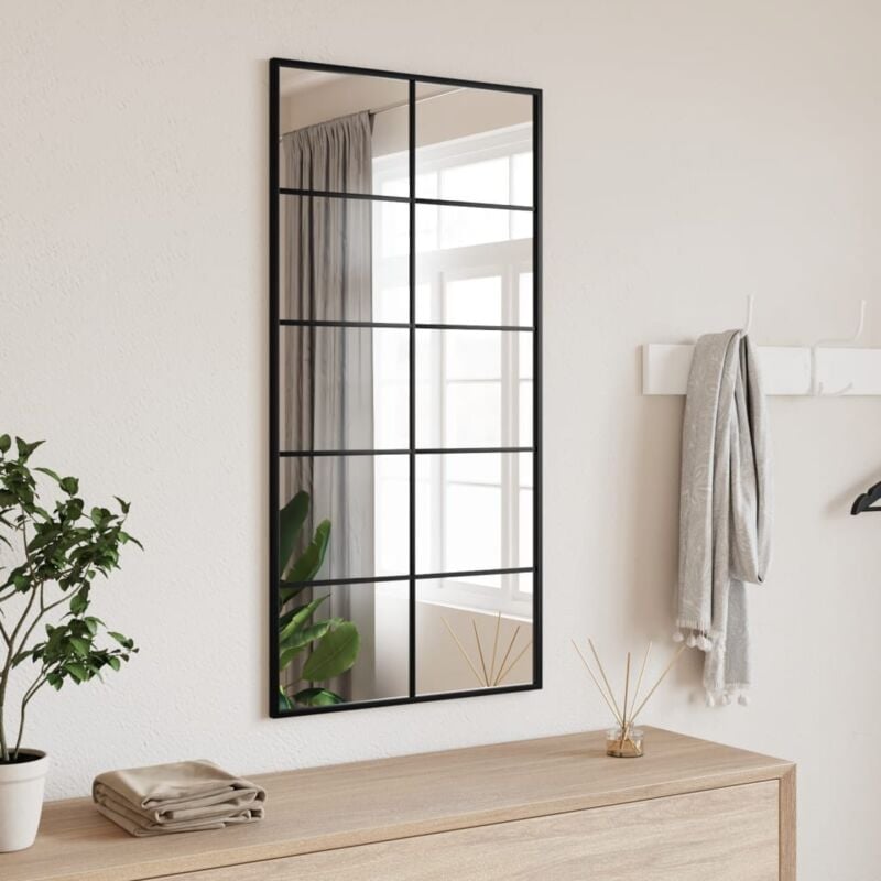 foto del prodotto furniture limited specchio da parete nero 50x100 cm