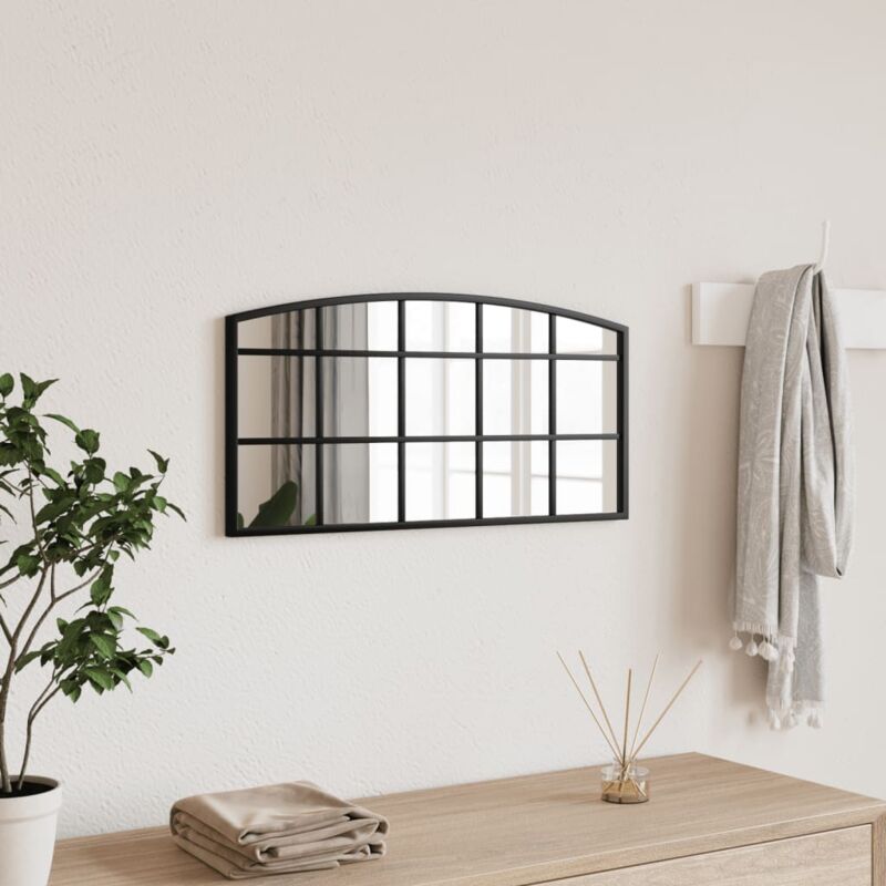 foto del prodotto furniture limited specchio da parete nero 60x30 cm arco in