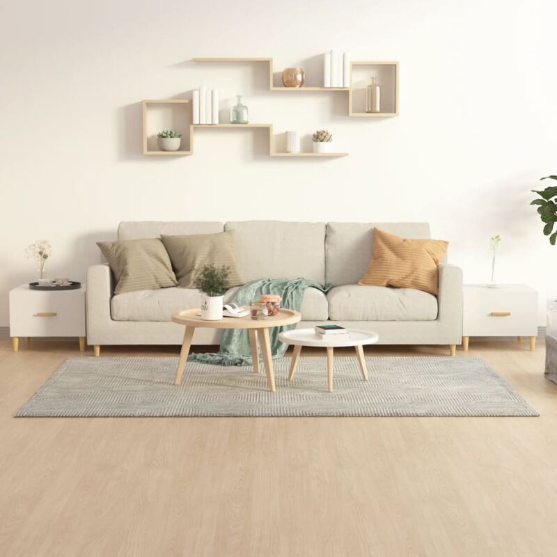 foto del prodotto furniture limited tavolini salotto 2pz bianco lucido 50x50x40cm