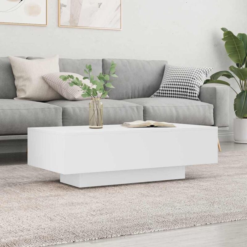 foto del prodotto furniture limited tavolino da salotto bianco 100x49,5x31 cm in
