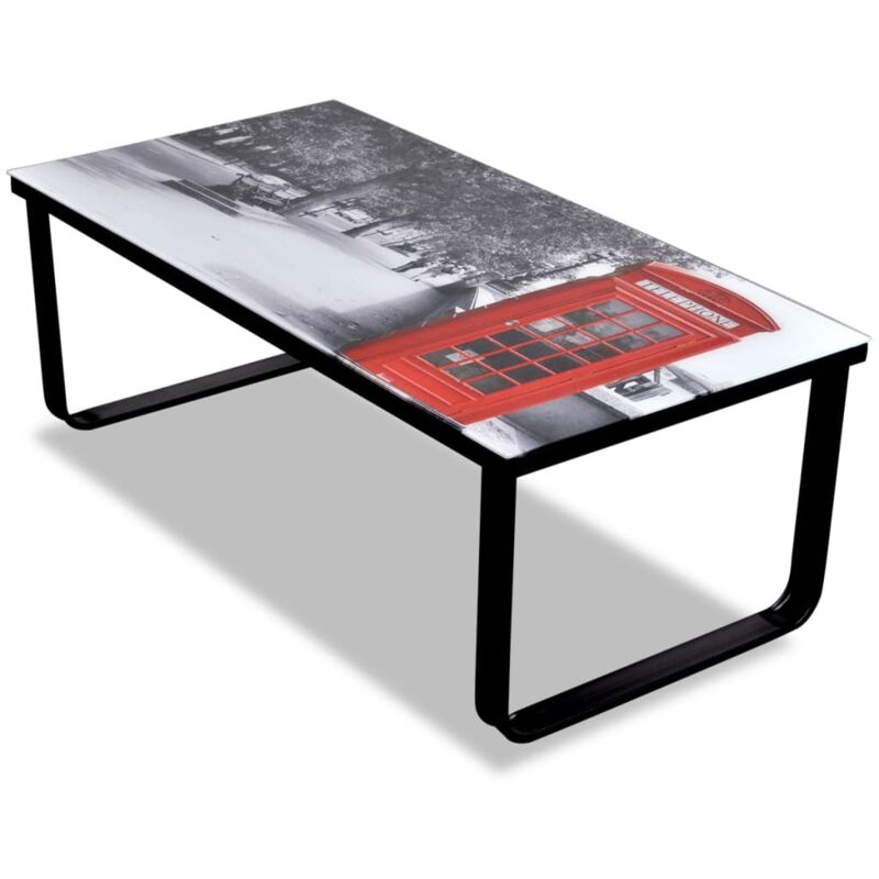 foto del prodotto furniture limited - tavolino da salotto con stampa su vetro