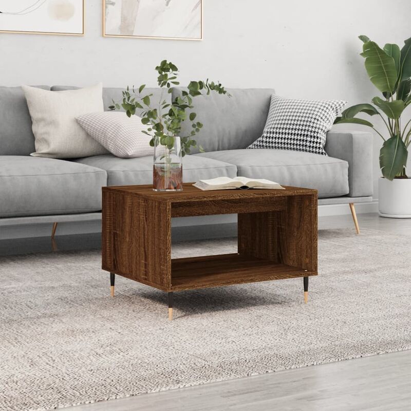 foto del prodotto furniture limited tavolino da salotto rovere marrone 60x50x40cm