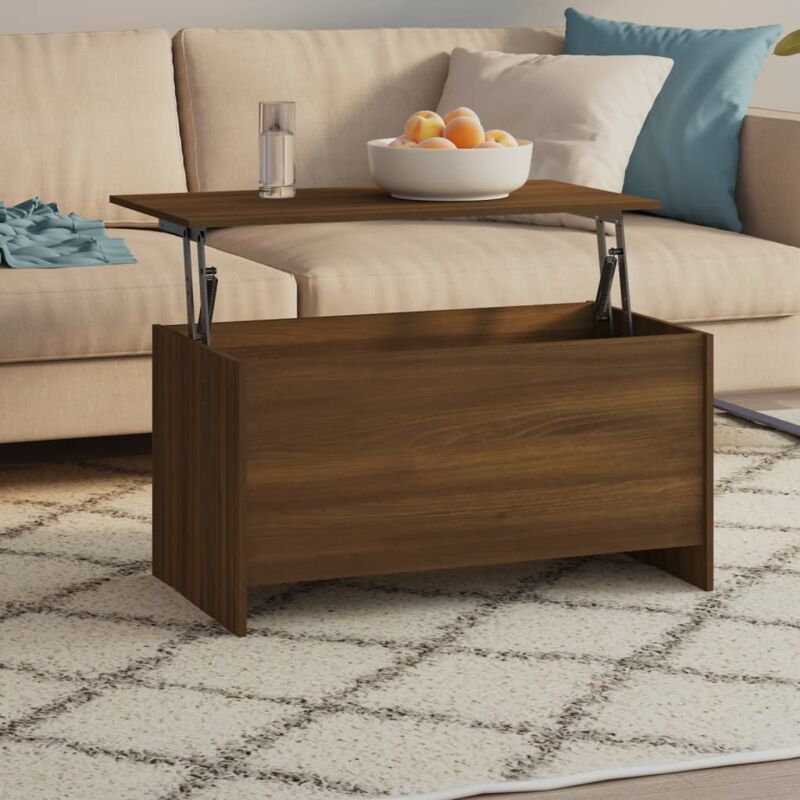 foto del prodotto furniture limited tavolino rovere marrone 102x55,5x52,5 cm in