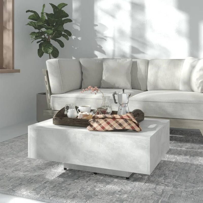 foto del prodotto furniture limited tavolino salotto grigio cemento 85x55x31 cm