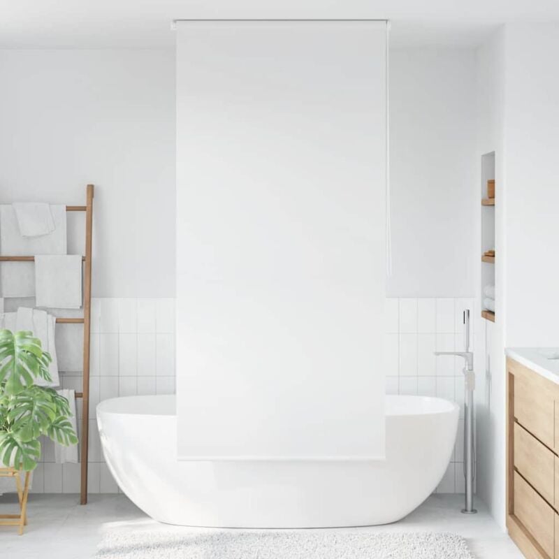 foto del prodotto furniture limited tenda a rullo per doccia 100x240 cm bianco