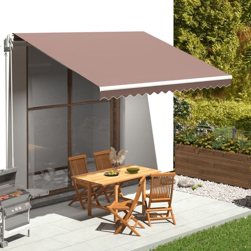 foto del prodotto furniture limited tessuto di ricambio per tenda da sole marrone