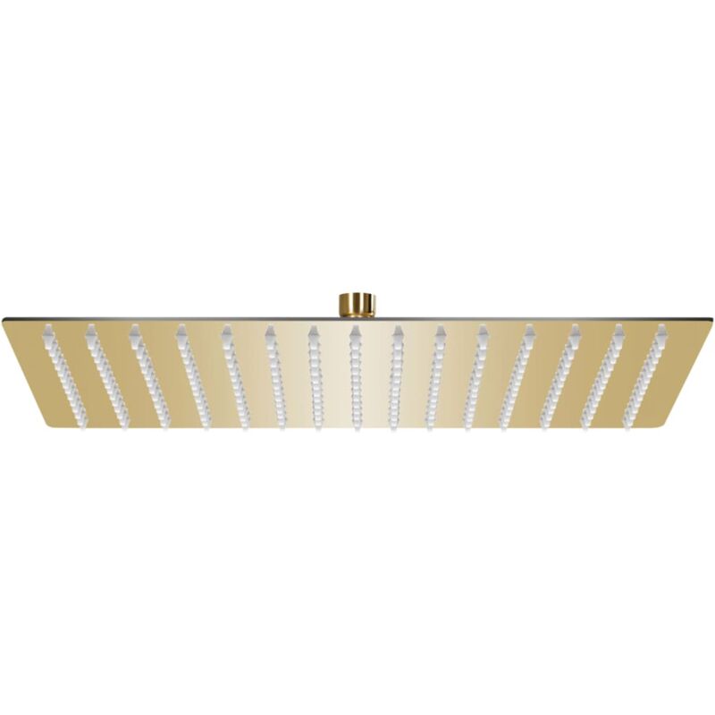 foto del prodotto furniture limited testa doccia a pioggia acciaio inox 40x30 cm