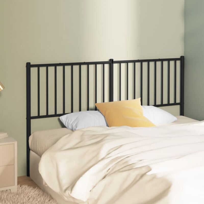foto del prodotto furniture limited testiera in metallo nero 160 cm