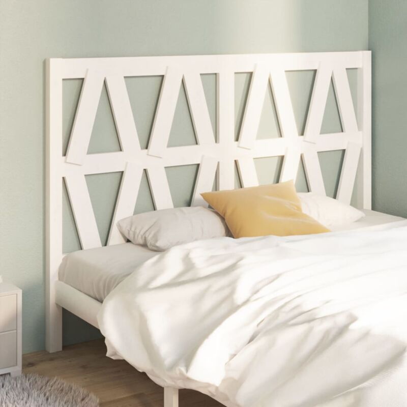 foto del prodotto furniture limited testiera per letto bianca 126x4x100cm in