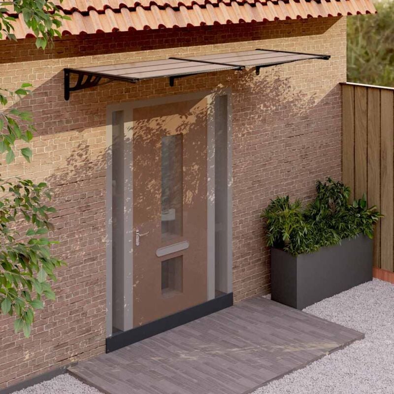 foto del prodotto furniture limited tettoia per porta nera 239x90 cm in
