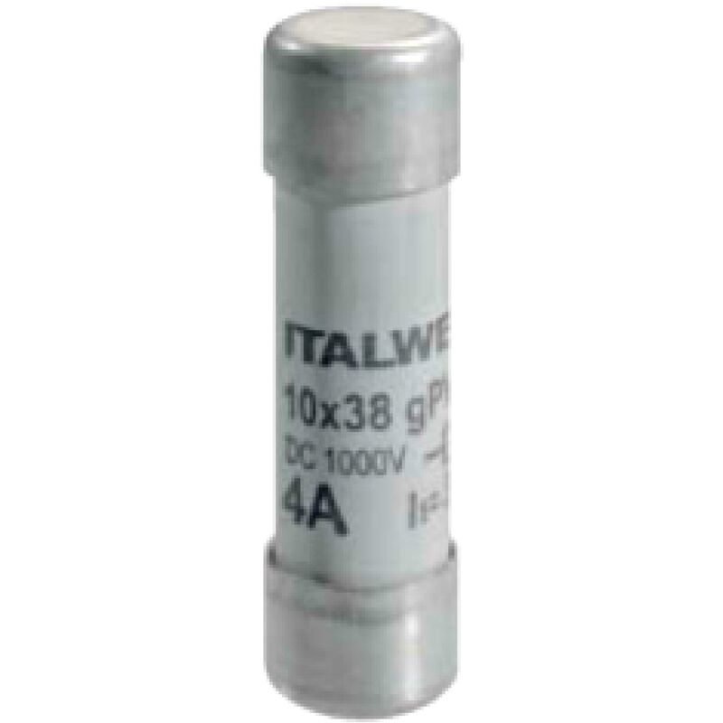 foto del prodotto fusibile cilindrico 10x38 gpv 20a 1000vdc 1465020 italweber