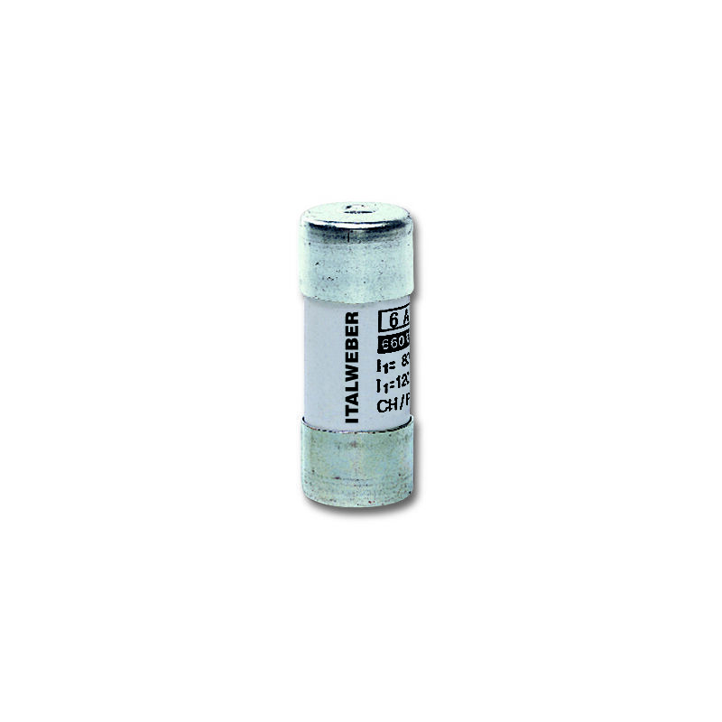 foto del prodotto fusibile cilindrico 22 x 58 mm tipo ch22 curva gg corrente 63a tensione 690v