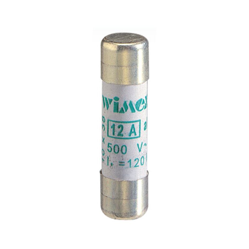 foto del prodotto fusibile cilindrico industriale cf 10 am 0.5a wimex cod. 5400600 