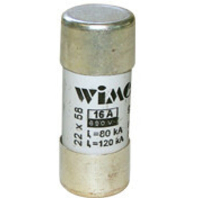 foto del prodotto fusibile cilindrico industriale cf 22 gg 63a wimex cod. 5400363 